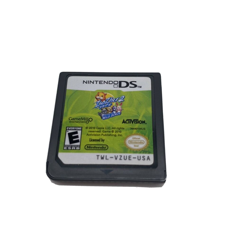ZHUZHU 2 Nintendo DS Game ZHU ZHU PETS 2 No Case or Manual
